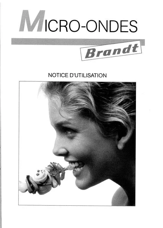 Mode d'emploi BRANDT ME210