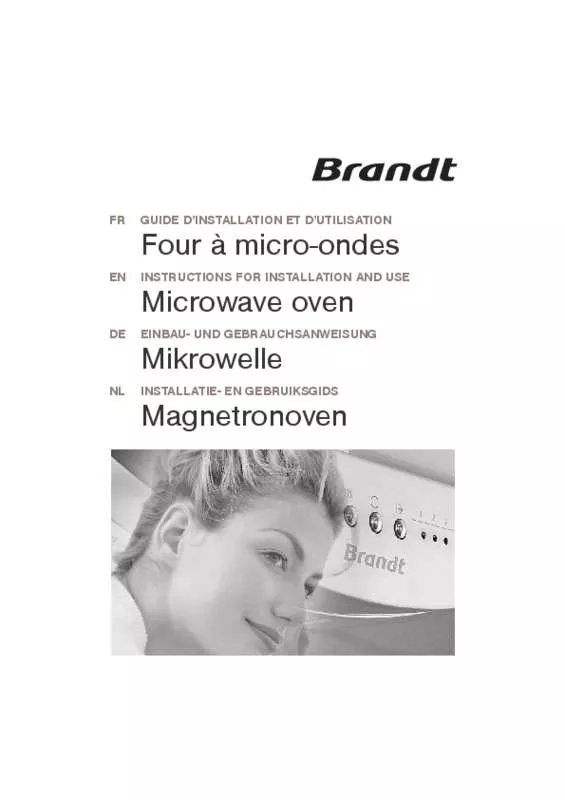 Mode d'emploi BRANDT ME645BB