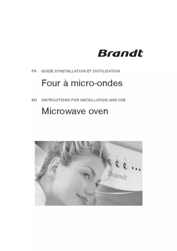 Mode d'emploi BRANDT ME655WE1