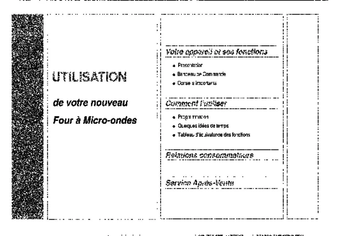 Mode d'emploi BRANDT MS1101