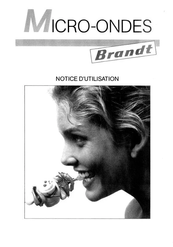 Mode d'emploi BRANDT MT133B