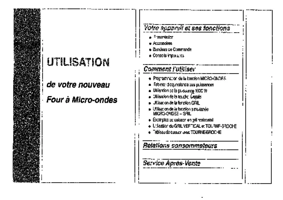 Mode d'emploi BRANDT MTP1826