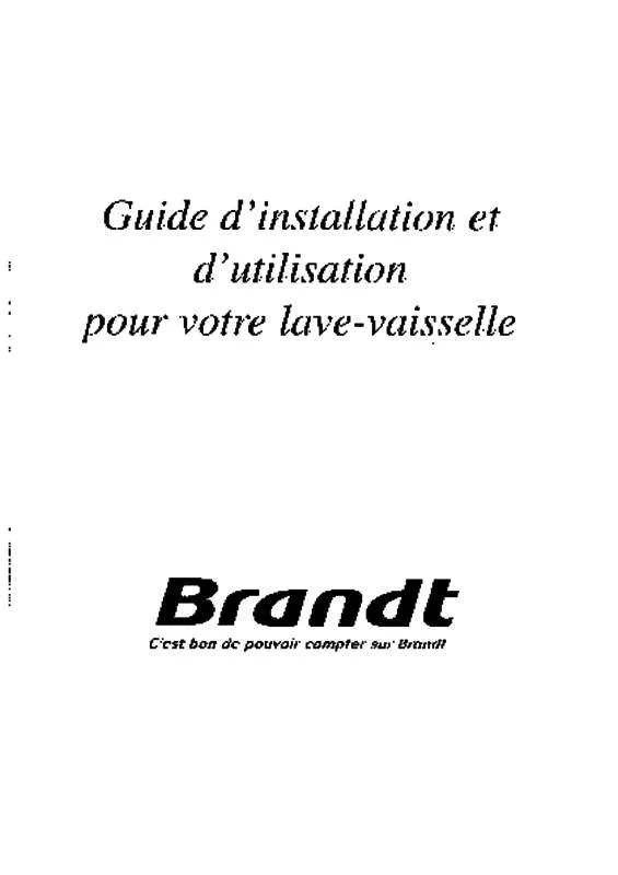 Mode d'emploi BRANDT P2550