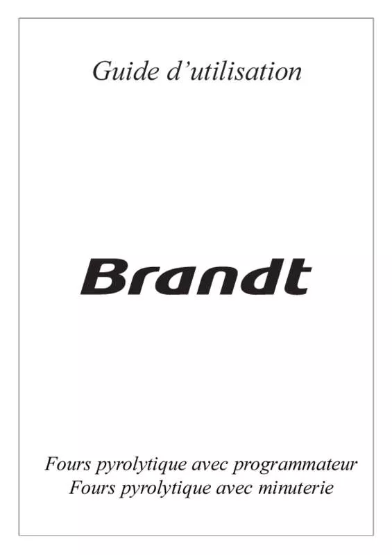 Mode d'emploi BRANDT P4127VB2