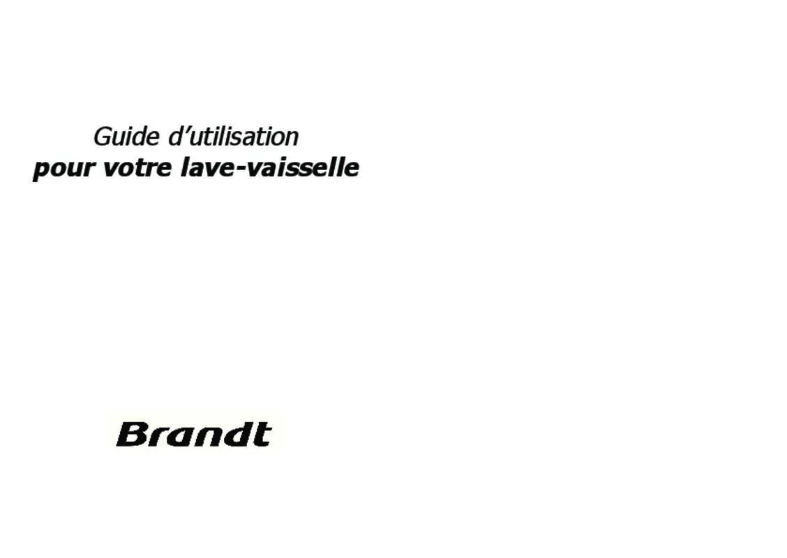 Mode d'emploi BRANDT P6490-2