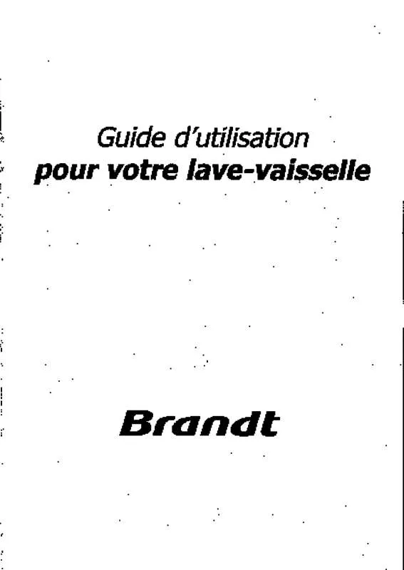 Mode d'emploi BRANDT PCK258C-2