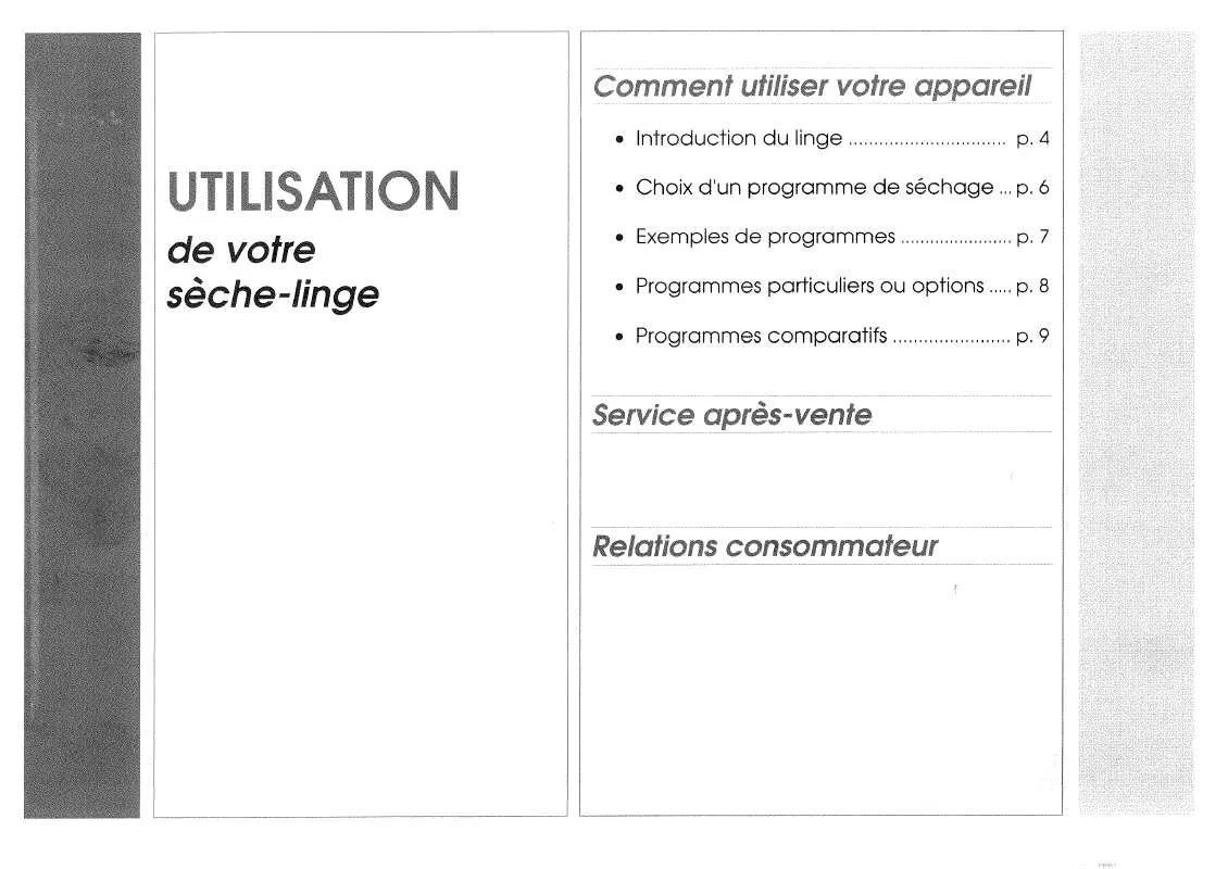 Mode d'emploi BRANDT SEC35