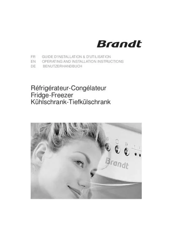 Mode d'emploi BRANDT SF26712