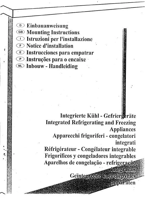 Mode d'emploi BRANDT SFI143