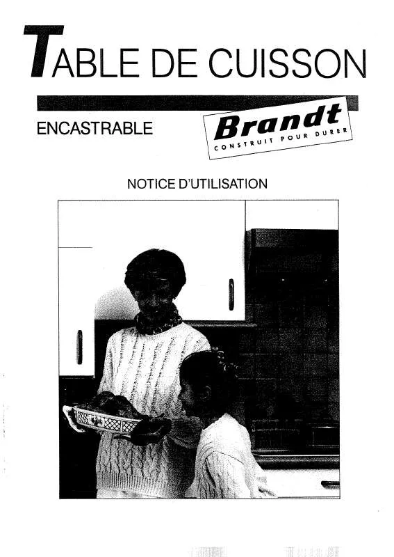 Mode d'emploi BRANDT SG884B