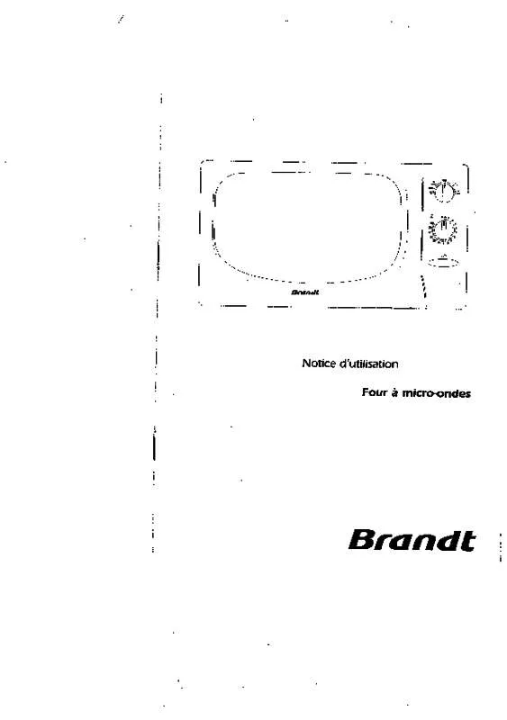 Mode d'emploi BRANDT SM2011E