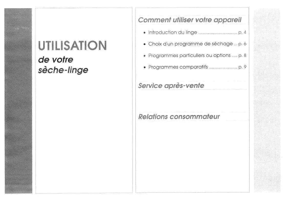 Mode d'emploi BRANDT SM5