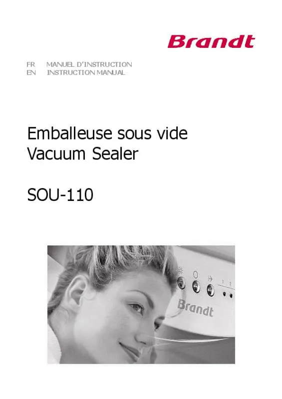 Mode d'emploi BRANDT SOU-110