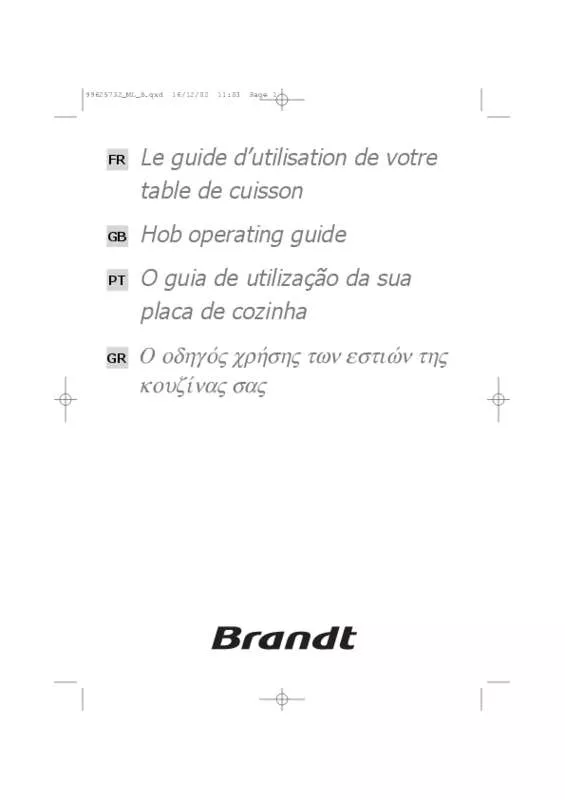 Mode d'emploi BRANDT TE214WS1