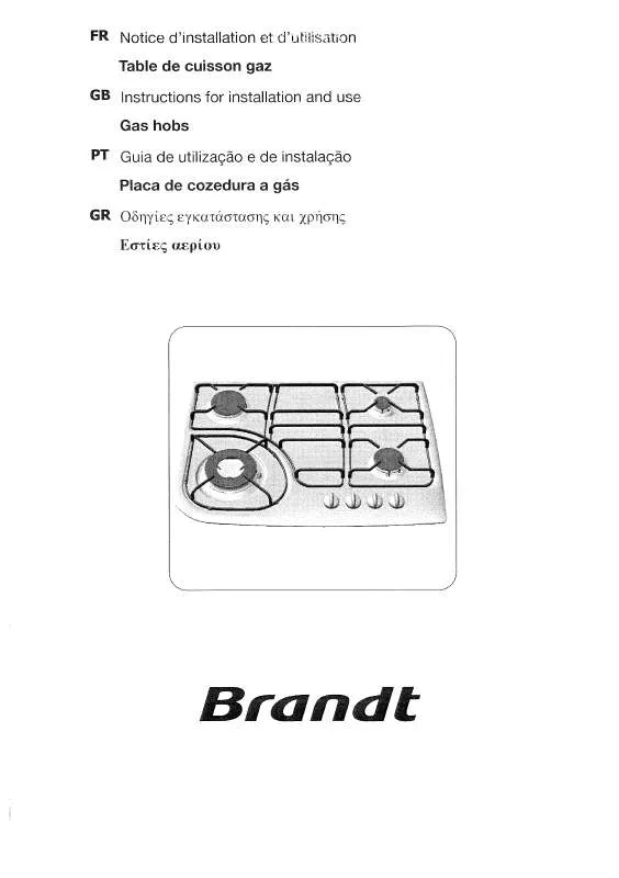 Mode d'emploi BRANDT TE274XS1