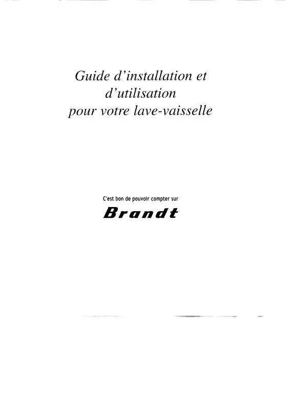 Mode d'emploi BRANDT TI300