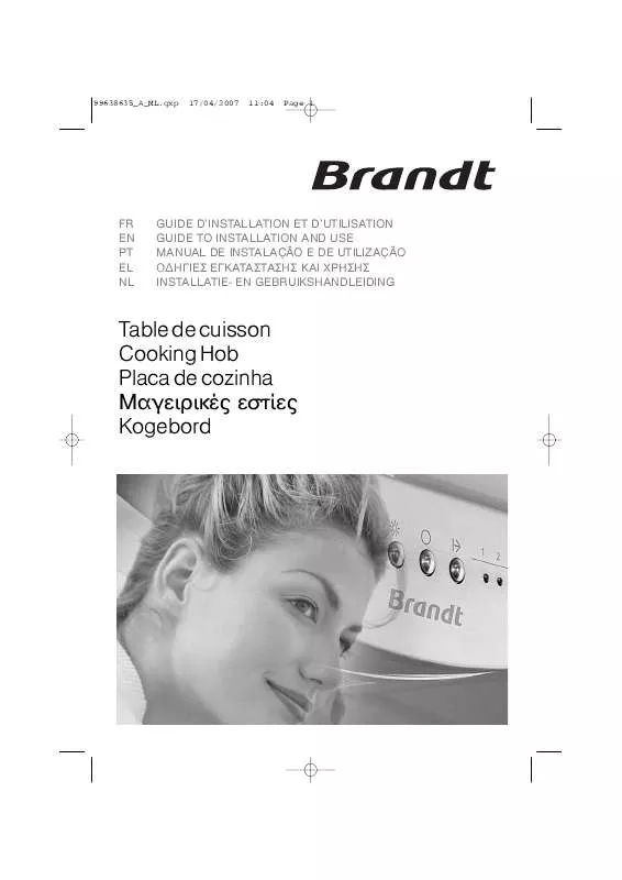 Mode d'emploi BRANDT TI312BT2