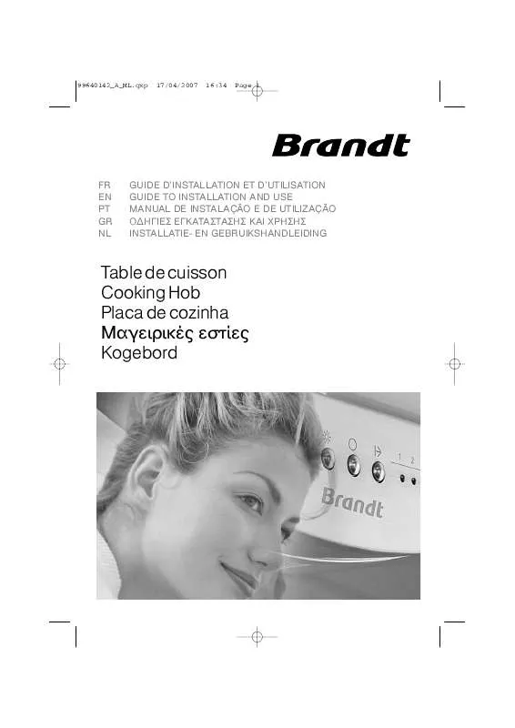 Mode d'emploi BRANDT TI682BT1