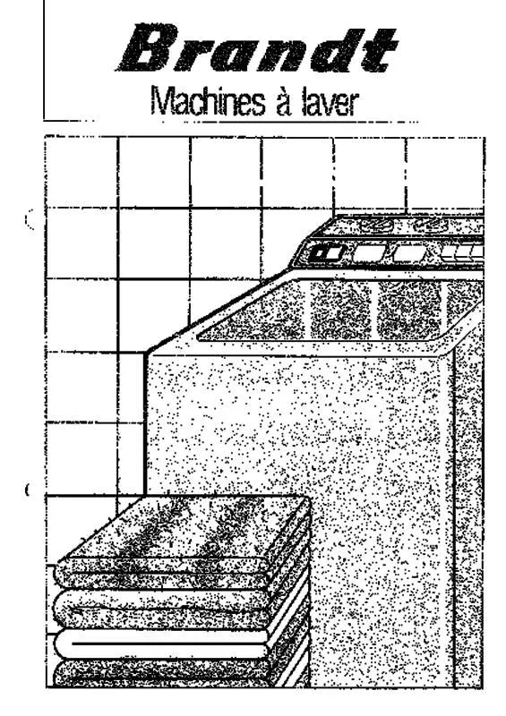Mode d'emploi BRANDT TS8507NC