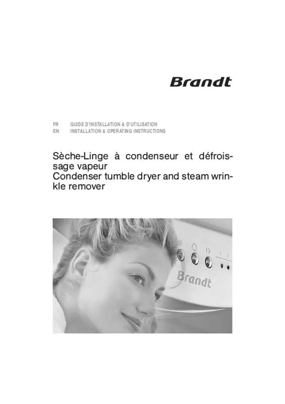 Mode d'emploi BRANDT VAP8831E