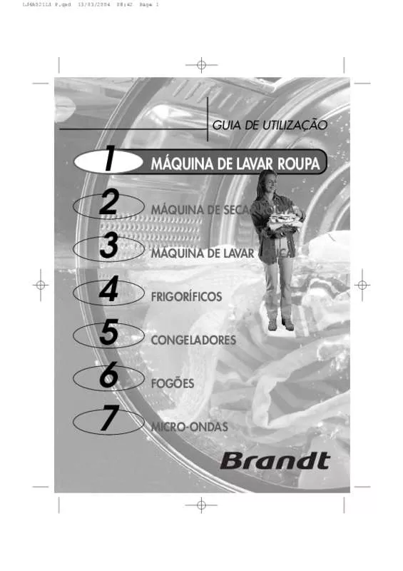 Mode d'emploi BRANDT WFF0512KK