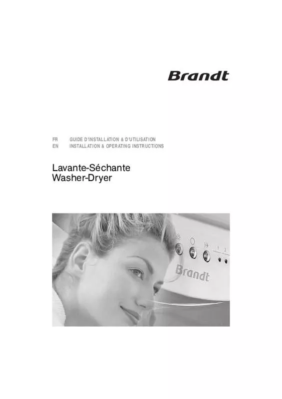 Mode d'emploi BRANDT WTD6284K