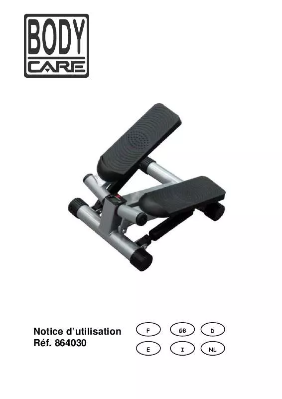 Mode d'emploi CARE FITNESS MINI STEPPER