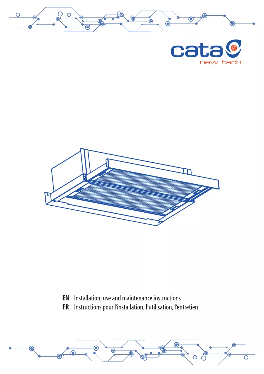 Mode d'emploi CATA C-900 GLASS