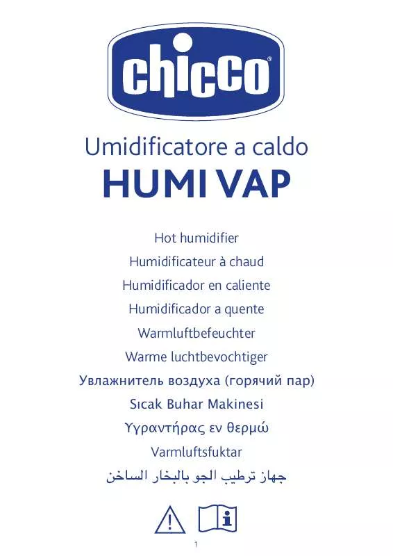 Mode d'emploi CHICCO HUMI VAP