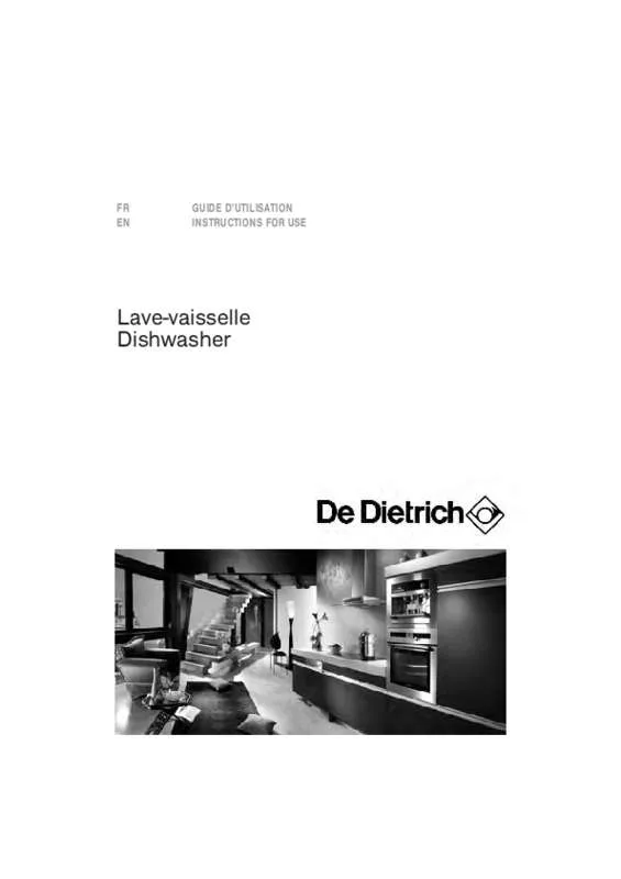 Mode d'emploi DE DIETRICH DVH1238B