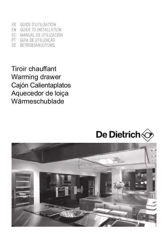 Mode d'emploi DE DIETRICH DWD1129X