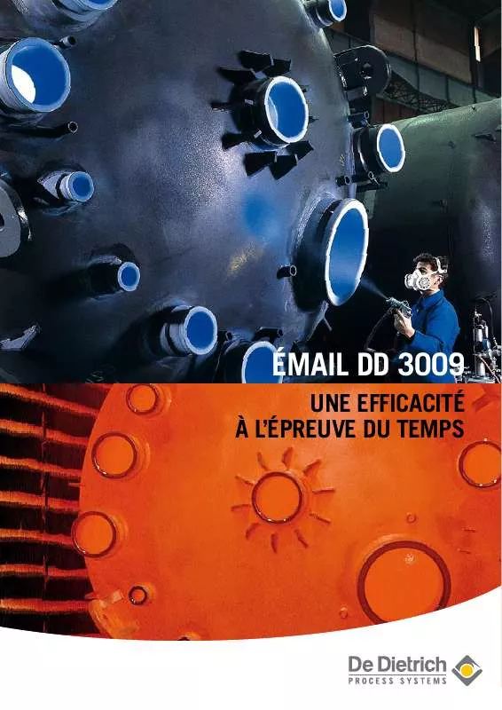 Mode d'emploi DE DIETRICH EMAIL DD 3009