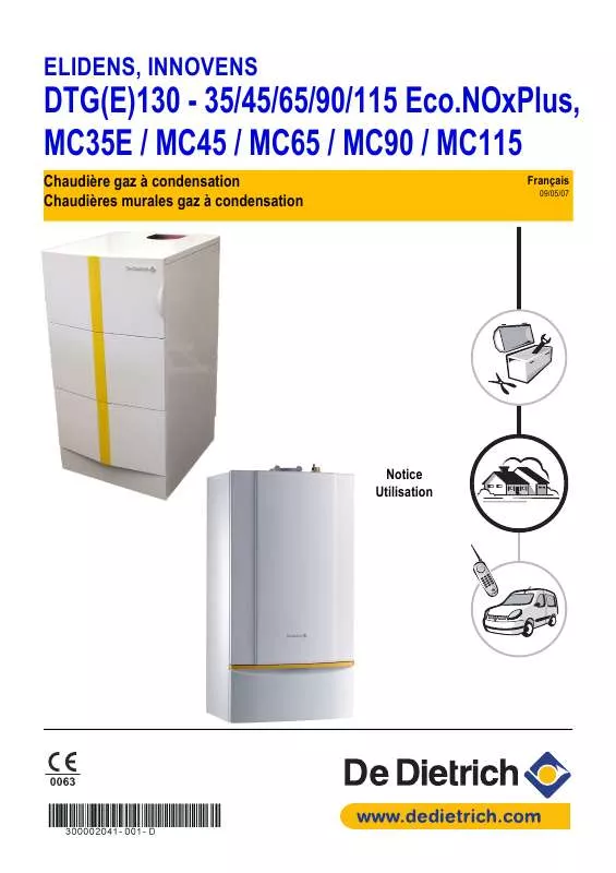 Mode d'emploi DE DIETRICH MC35E