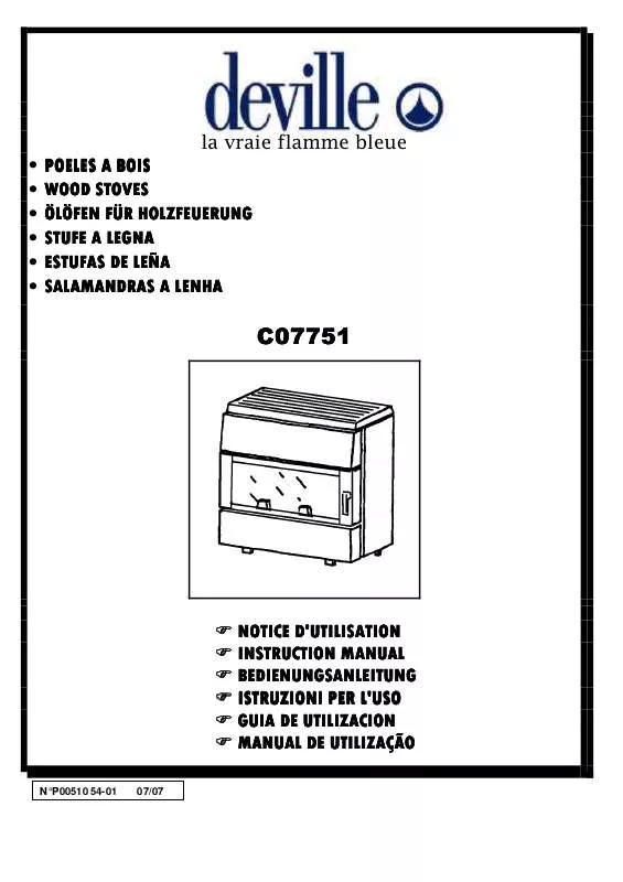 Mode d'emploi DEVILLE C07751