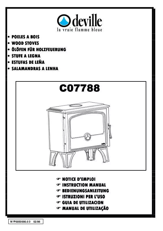 Mode d'emploi DEVILLE C07788