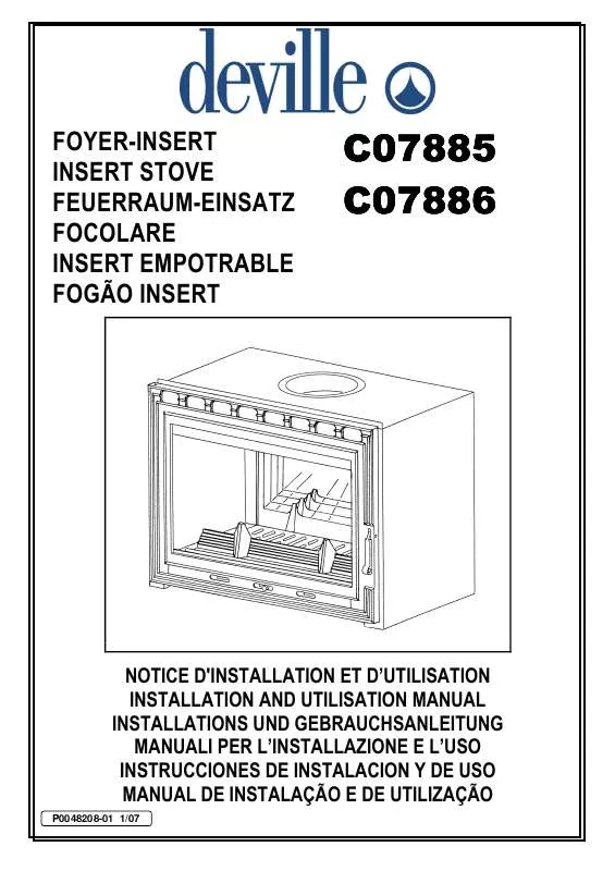 Mode d'emploi DEVILLE C07885