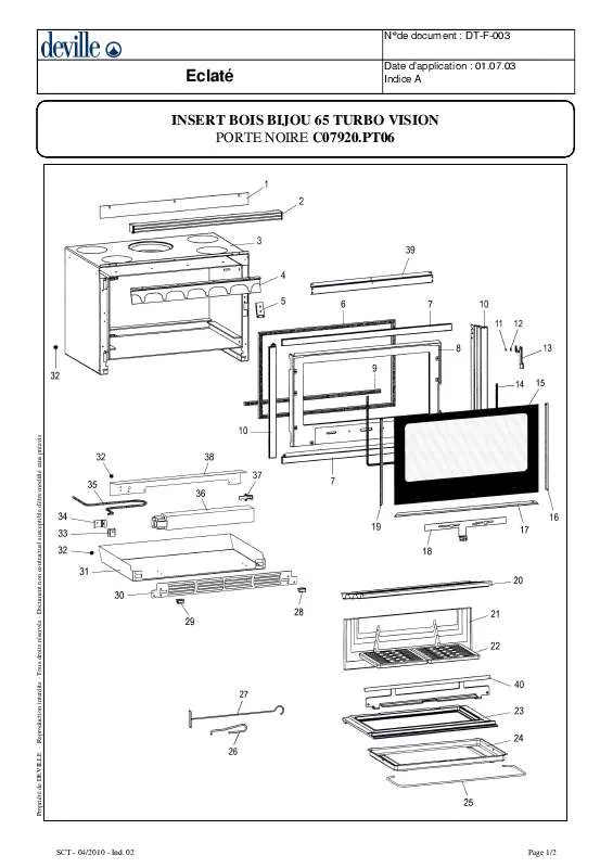 Mode d'emploi DEVILLE C07920