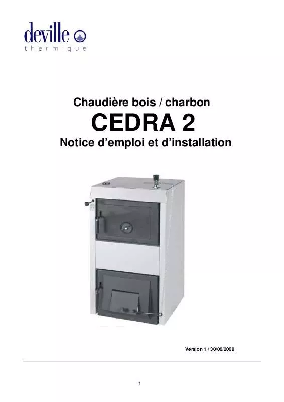 Mode d'emploi DEVILLE CEDRA 2