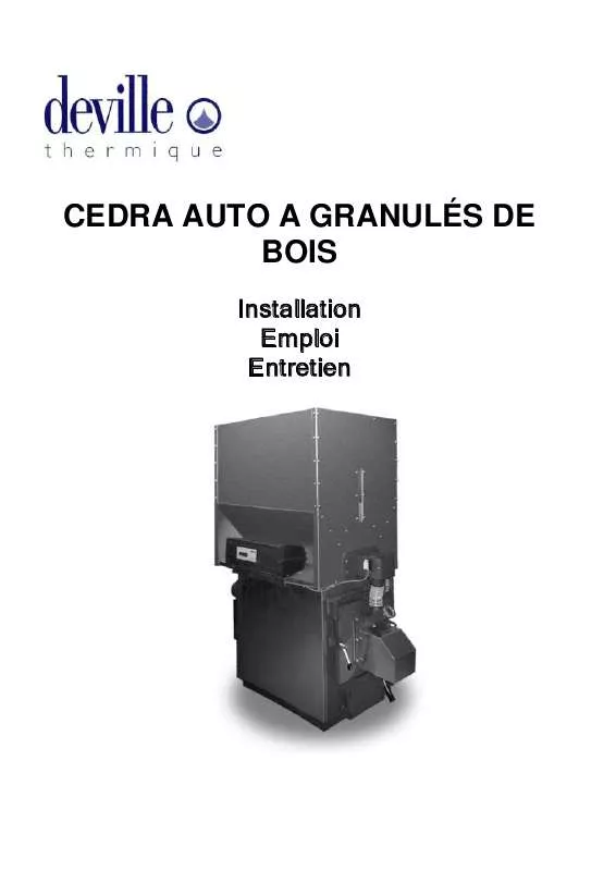 Mode d'emploi DEVILLE CEDRA AUTO