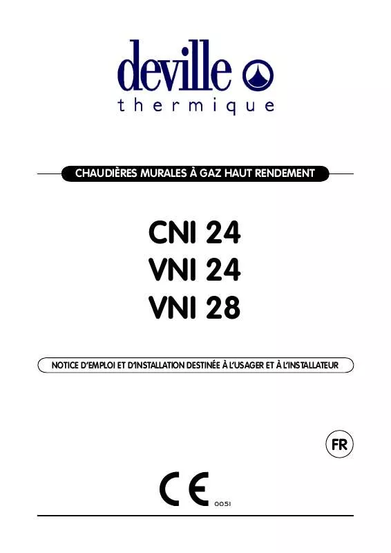 Mode d'emploi DEVILLE CNI 24