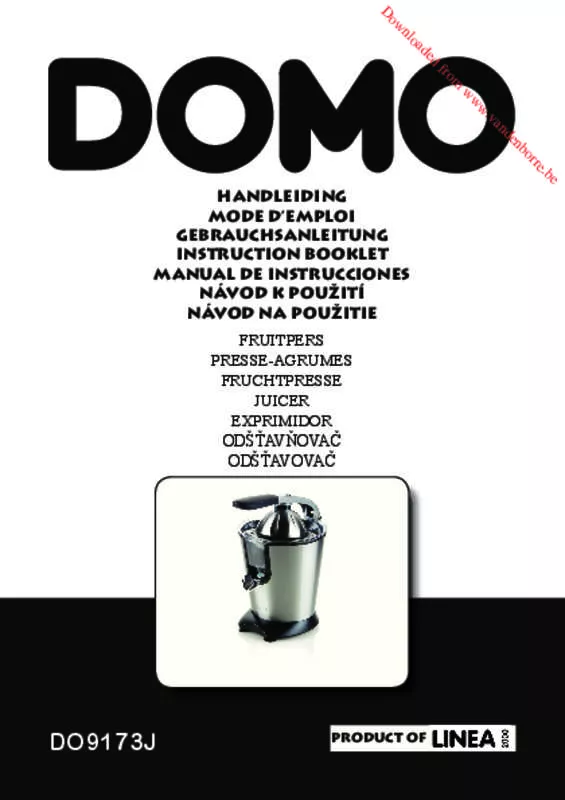 Mode d'emploi DOMO DO9173J