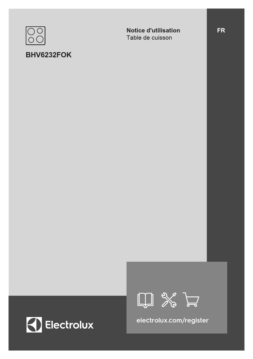 Mode d'emploi ELECTROLUX BHV6232FOK