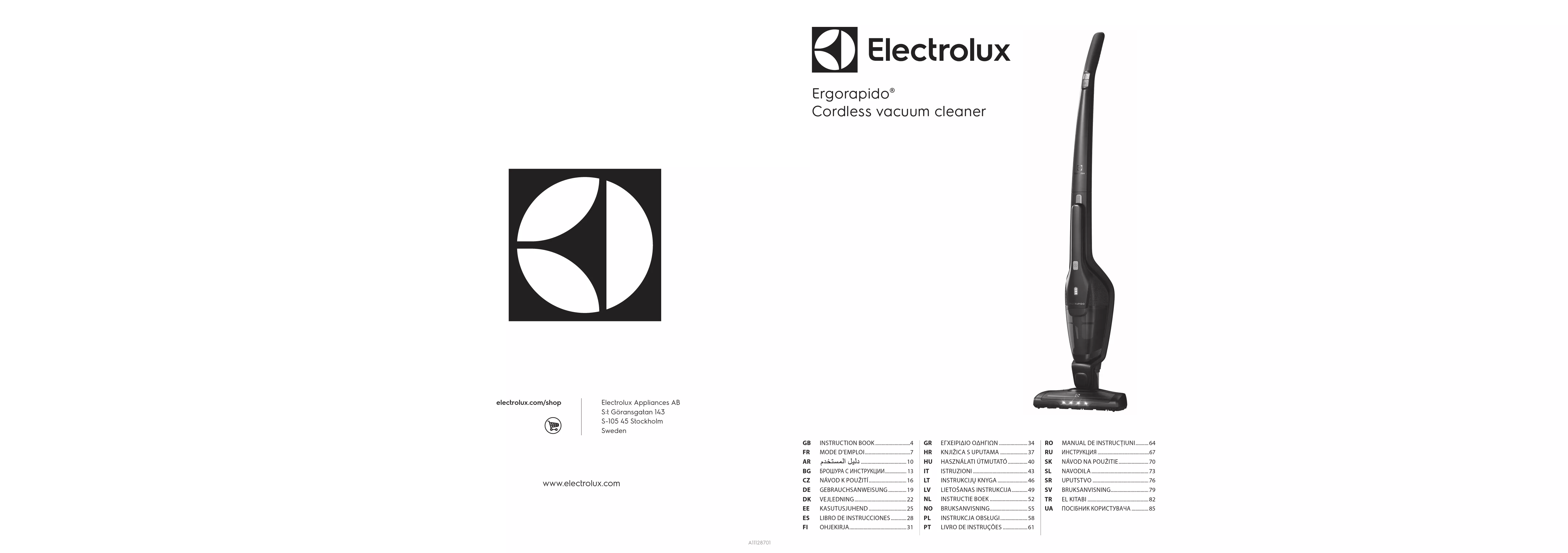 Mode d'emploi ELECTROLUX EER77SSM