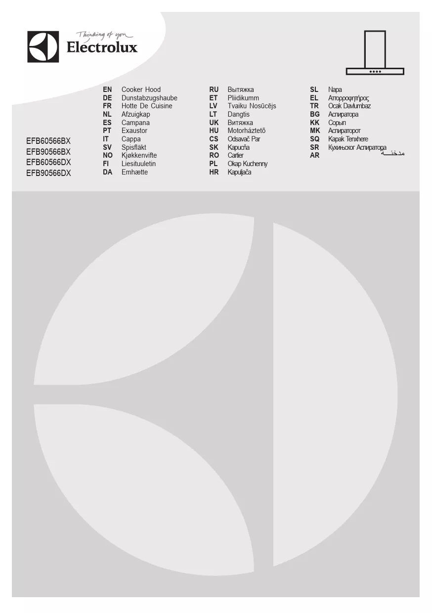 Mode d'emploi ELECTROLUX EFB60566DX