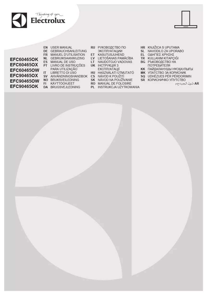 Mode d'emploi ELECTROLUX EFC60465OX