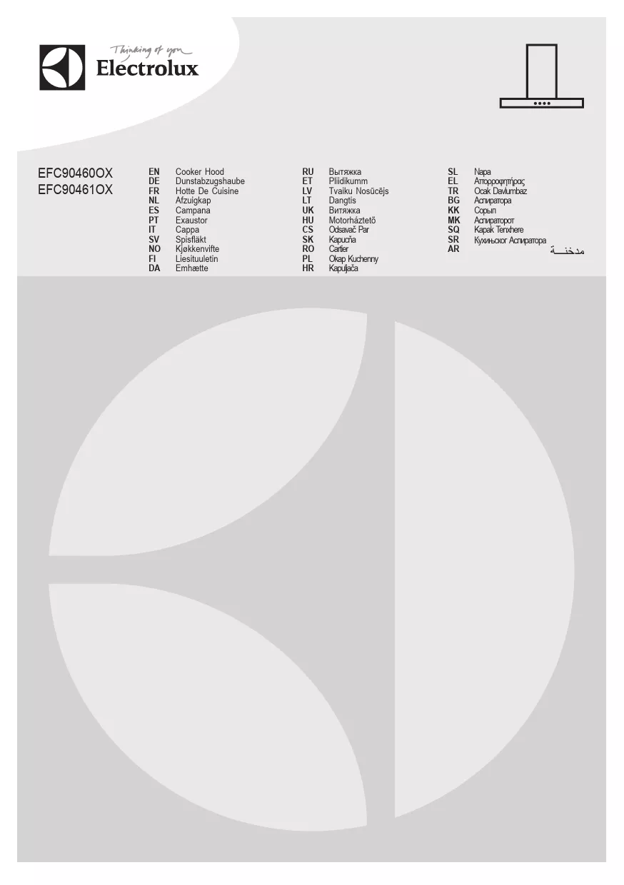 Mode d'emploi ELECTROLUX EFC90461OX