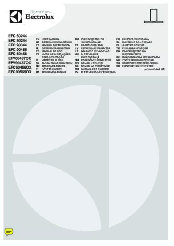 Mode d'emploi ELECTROLUX EFC90466OX