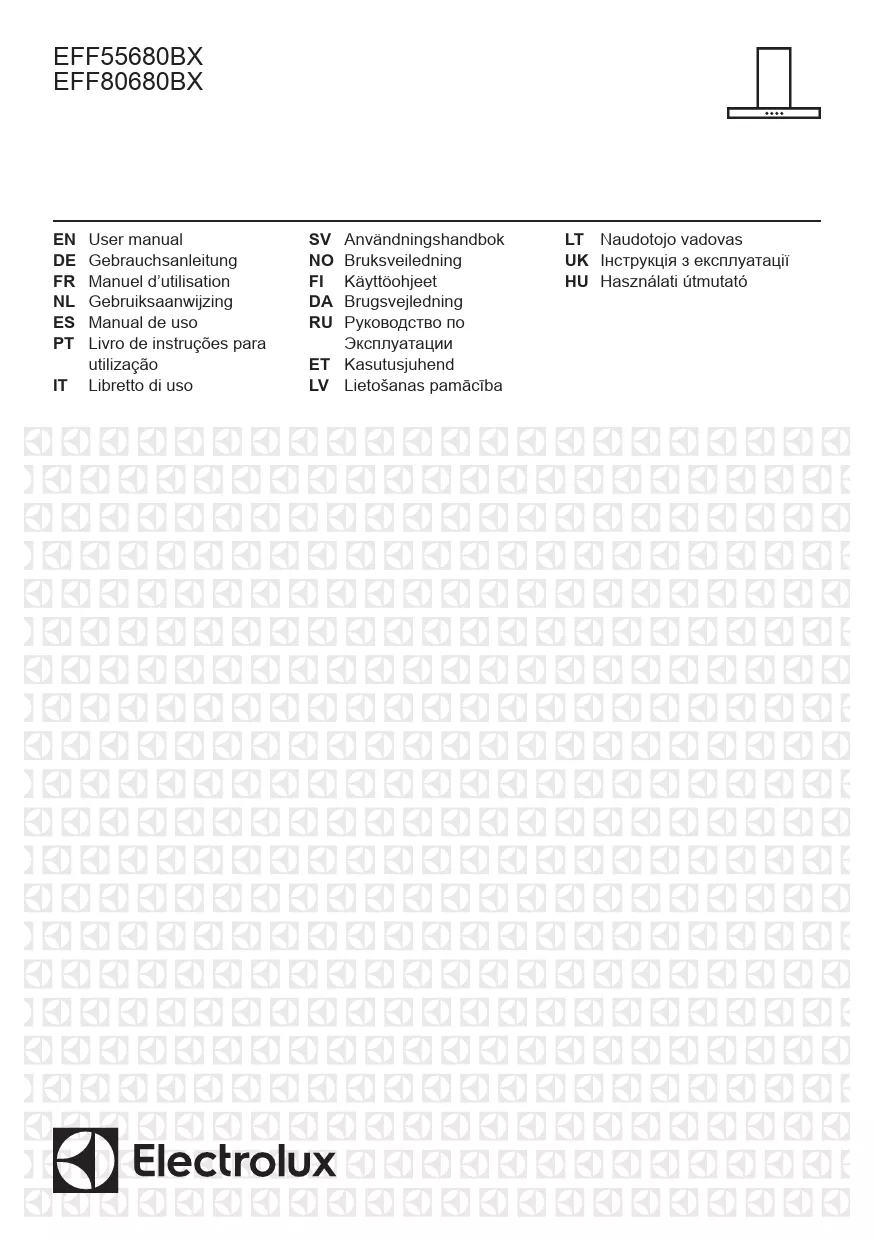 Mode d'emploi ELECTROLUX EFF80680BX