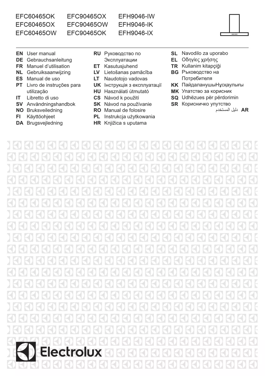 Mode d'emploi ELECTROLUX EFH9046IW