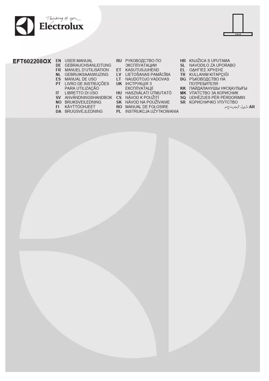 Mode d'emploi ELECTROLUX EFT60228OK